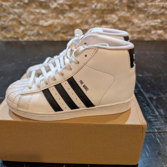 adidas Other - Adidas Kids White and Black Sneakers
